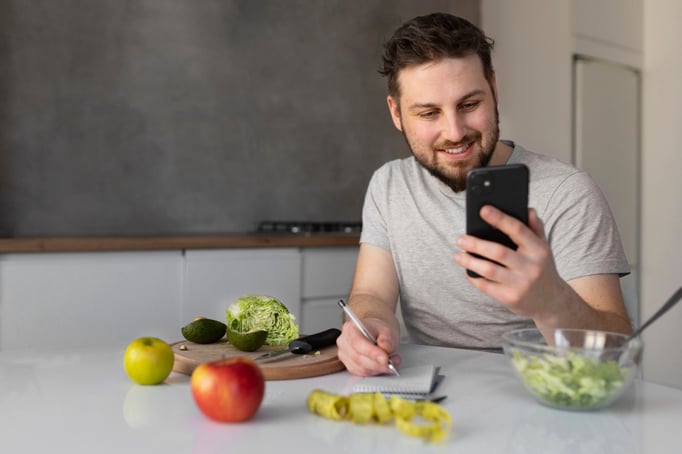 Estudiar y comer saludable